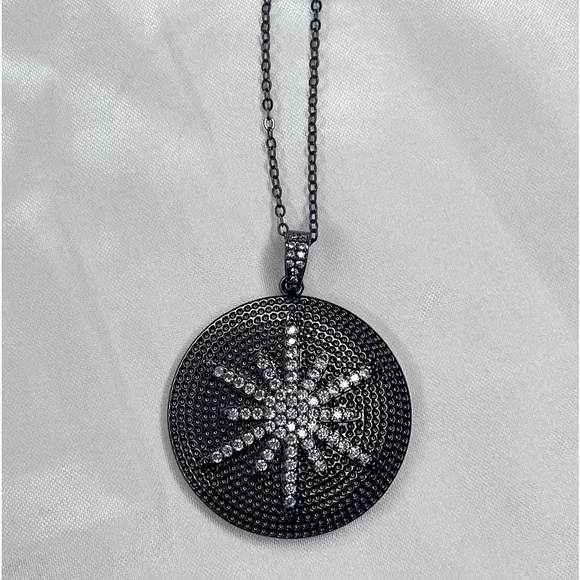 Cubic Zirconia Star Necklace Chain - Picture 3 of 5